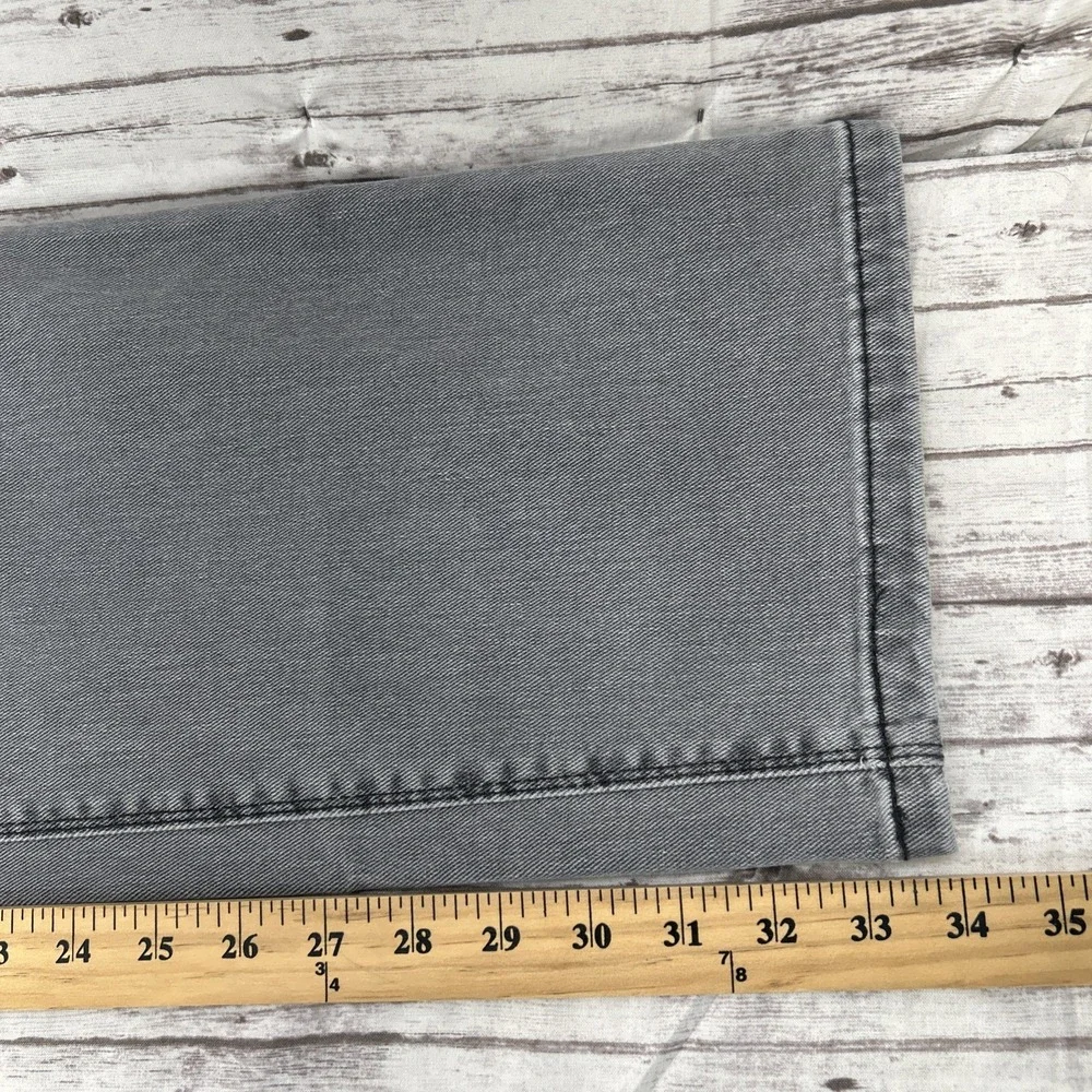 Mott And Bow Stone Gray Mens Jeans Size 34x34 Straight Fit Cotton Stretch